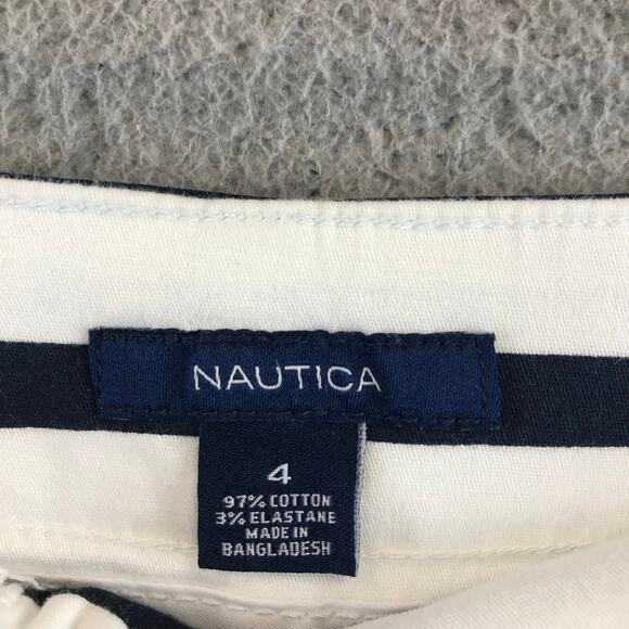New‎ Nautica Cotton Stretch Twill Shorts size 4 - Picture 4 of 11